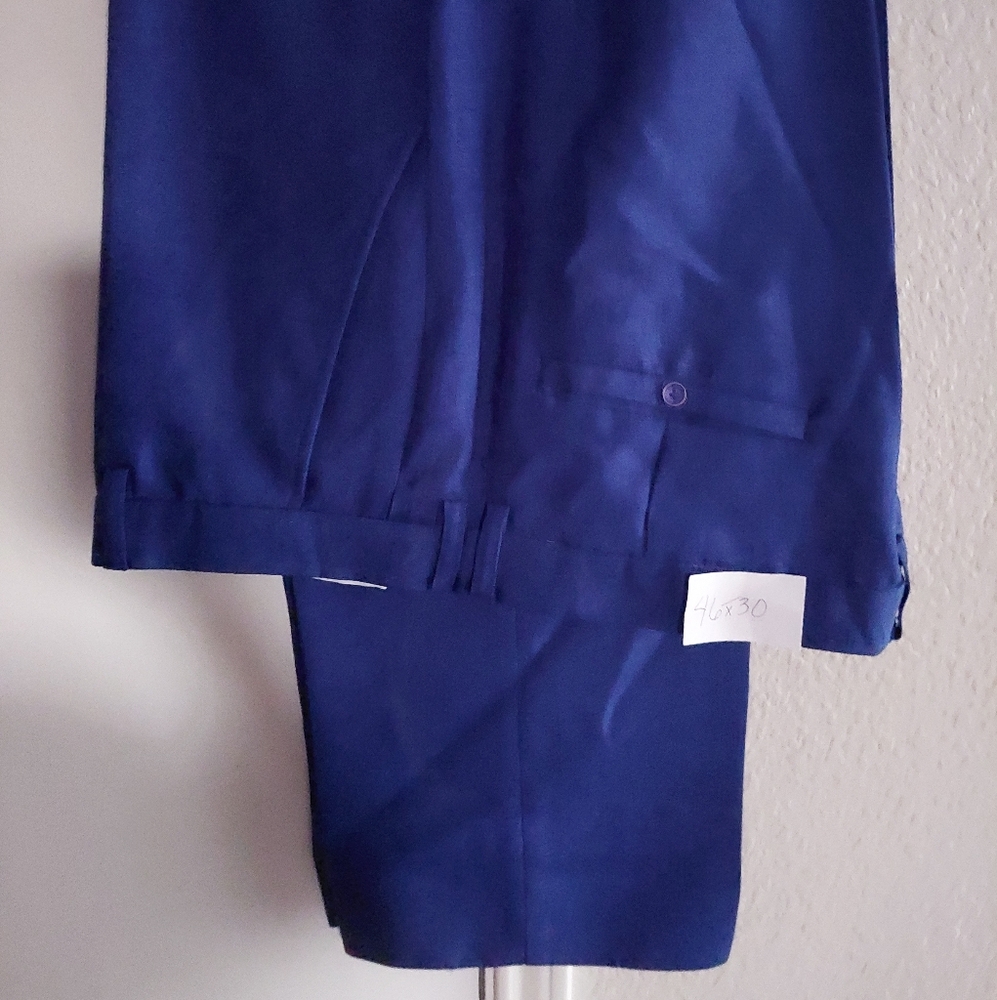 Men's Blue Dress Pants, sz 46x30, $11 GLENN HEIGHTS TX PPU OR SHIPPING AVAILABL